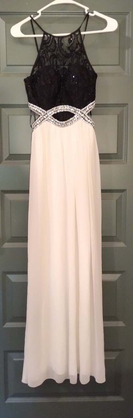 Speechless Black and White Dress